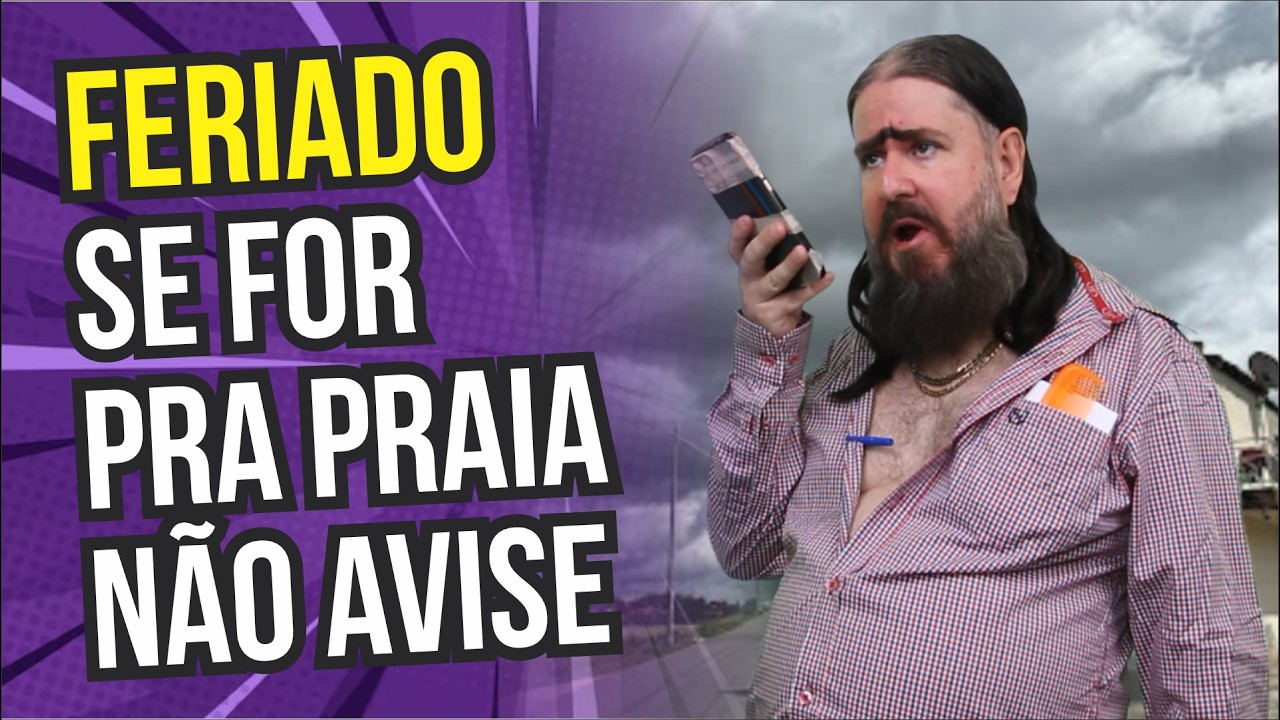Feriado Chegando! Se for pra praia, n&atilde;o avise! (HUMOR)