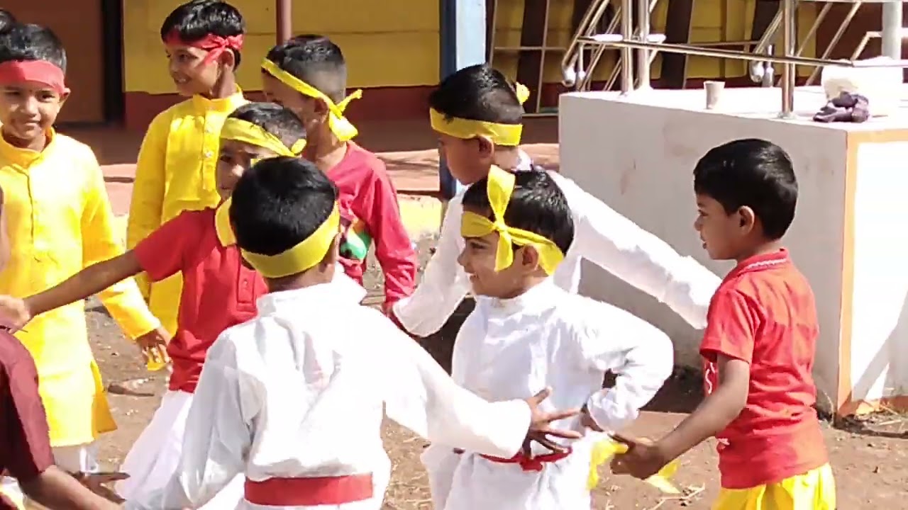 Karu naade dance performance (1st std) Kuvempu public school Golasangi ##