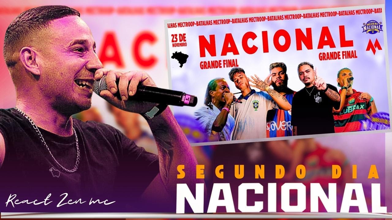 DUELO DE MC'S NACIONAL  GRANDE FINAL (2025) AO VIVO ZEN REAGINDO E ANALISANDO! APOIE VIA !PIX