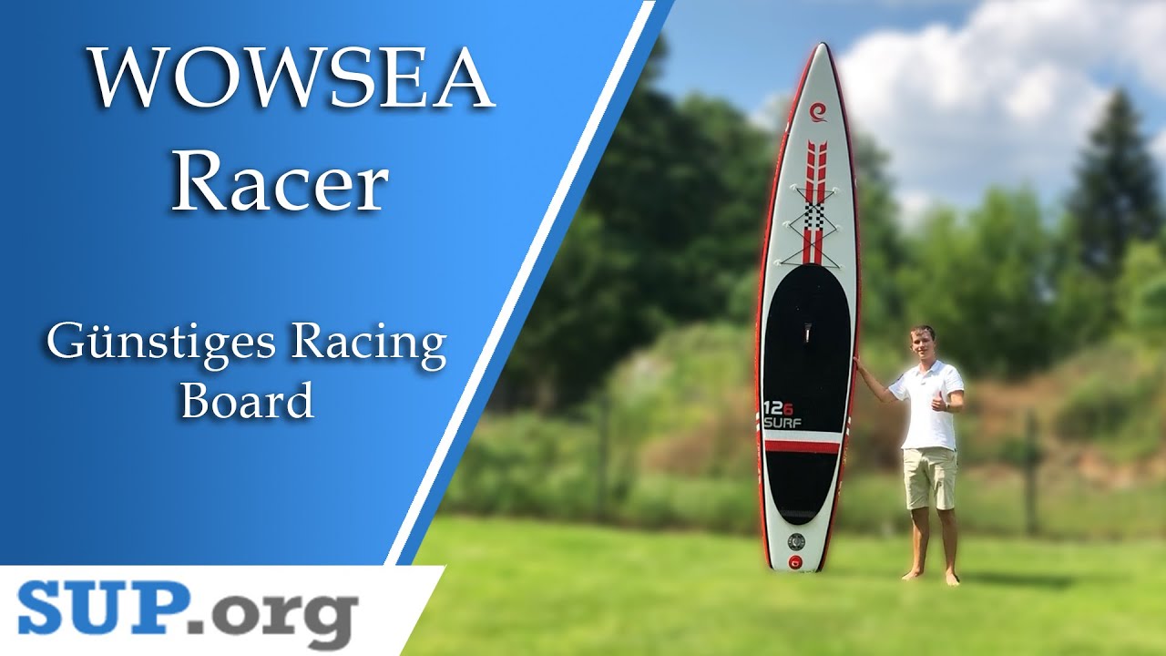 WOWSEA Traveller W1 (Racer) Test | Superg&uuml;nstiges Race SUP | SUP Board Test