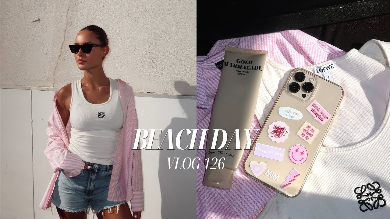 BEACH DAY, VOORBEREIDEN VOOR LONDEN & IK HEB HIER ALTIJD LAST VAN! 😍 #126
