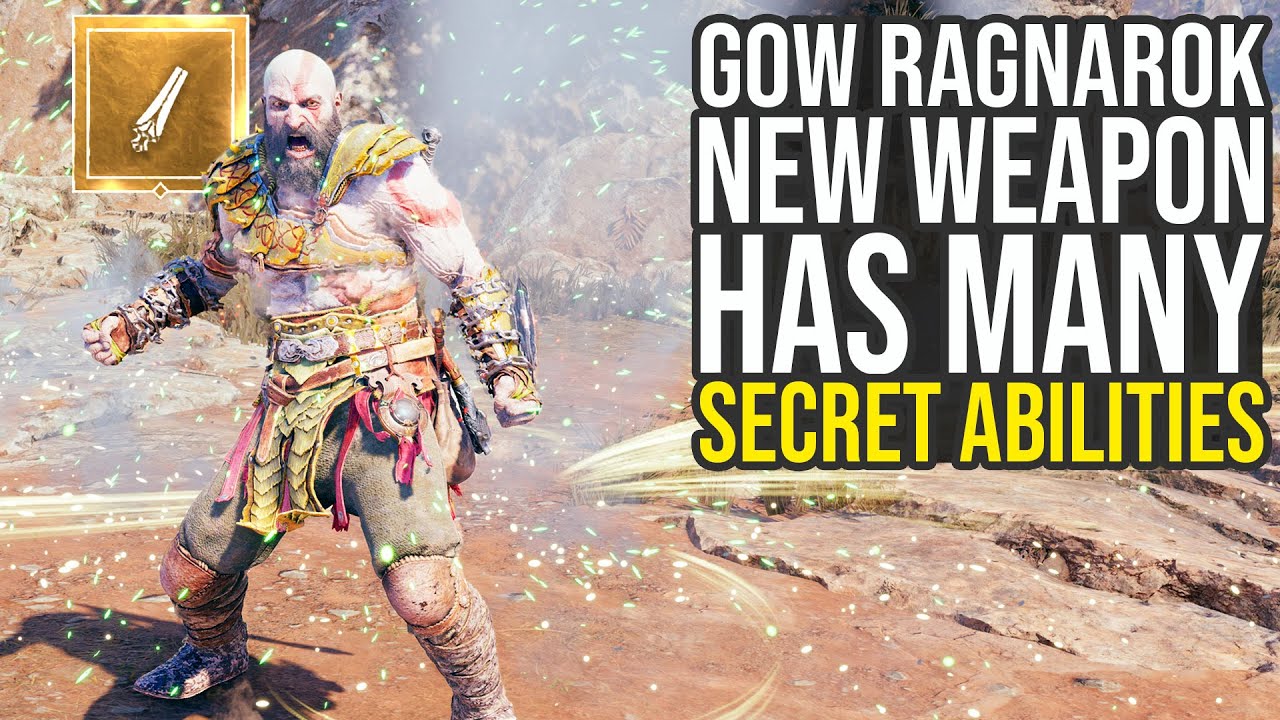 God of War Ragnarok New Weapon Has A Lot Of Secret Abilities (GOW Ragnarok Weapons)