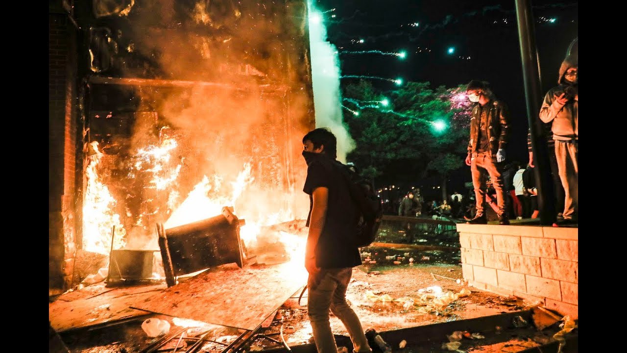 Minneapolis Police Precinct Burnt Down During Riots