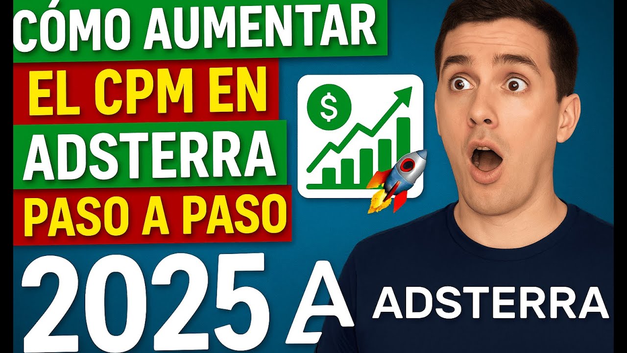 como Aumentar el CPM  para ganar dinero en Adsterra Paso a Paso