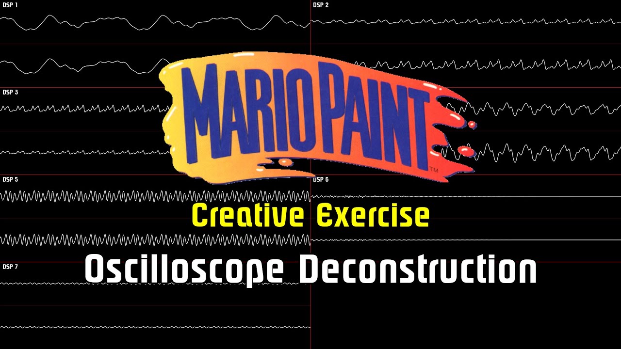 Mario Paint - Creative Exercise [Oscilloscope Deconstruction]
