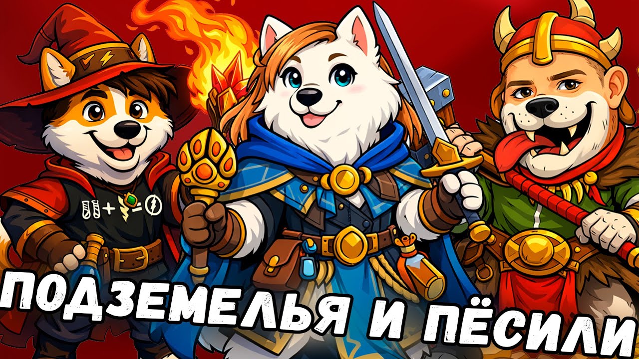 Самая странная настолка, в которую мы когда-либо играли | Подземелья и Пёсики