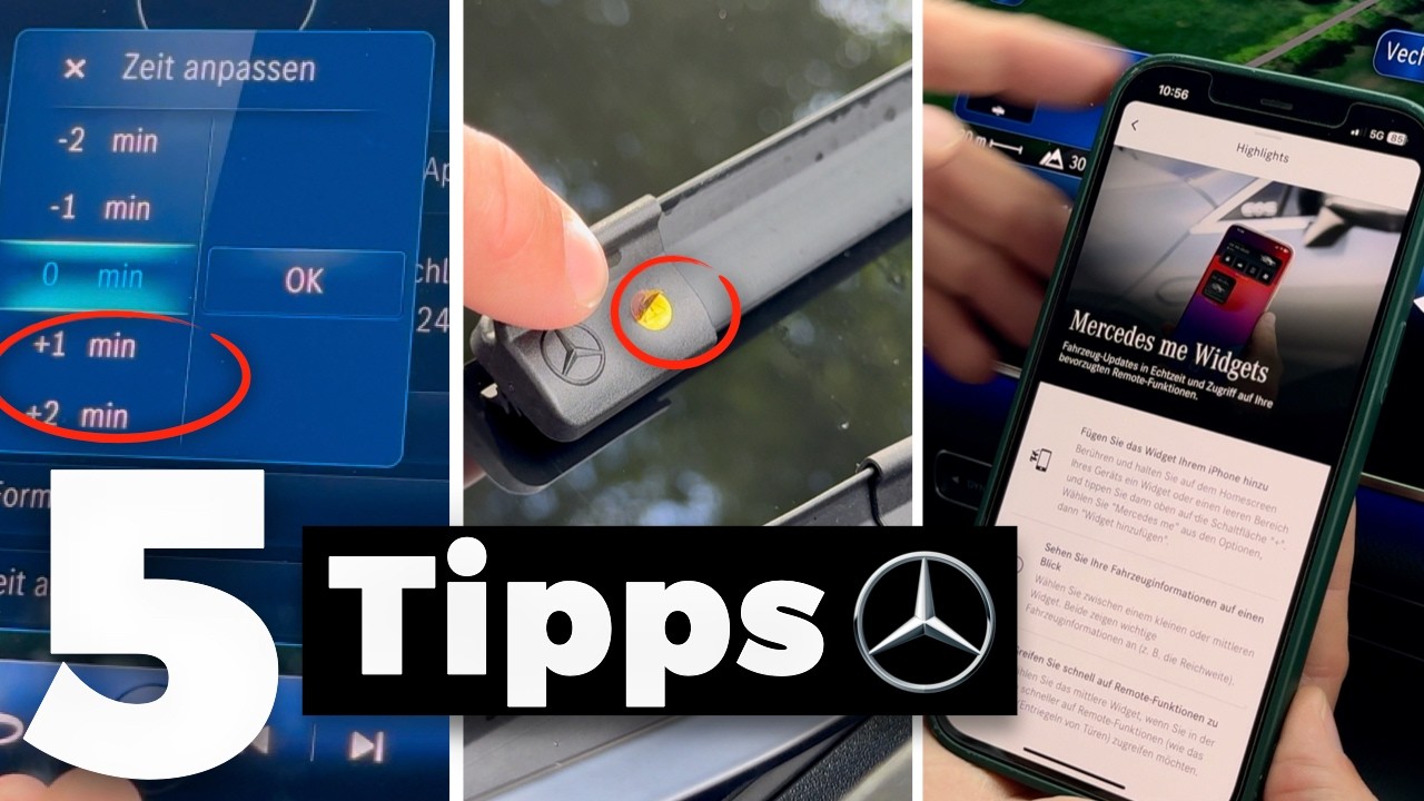 Scheibenwischer richtig WECHSELN! I Mercedes-Benz Tipps