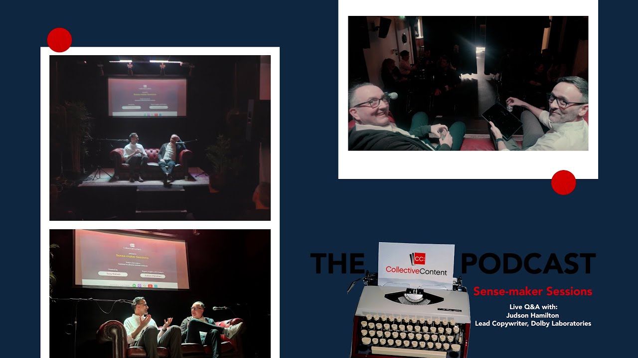 Sense-maker sessions 1.1: Judson Hamilton, Dolby Laboratories