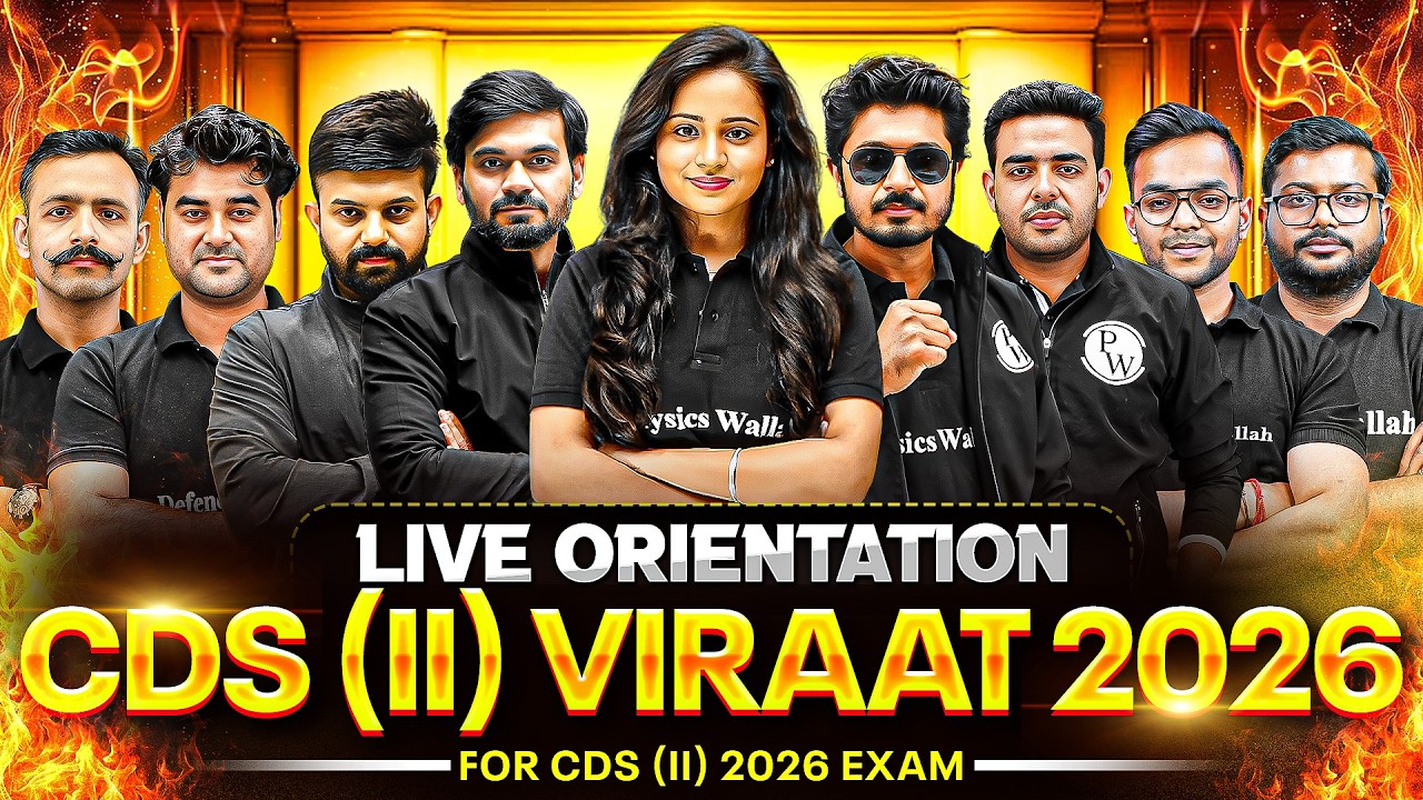 CDS (II) VIRAAT 2026 Live Orientation | IMA, INA, AFA & OTA 2026 Complete Batch | Defence Wallah CDS