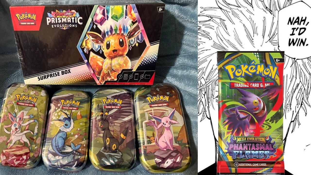 Pokemon TCG Prismatic Evolutions Mass Opening (plus a Phantasmal Flames bonus pack at the end)