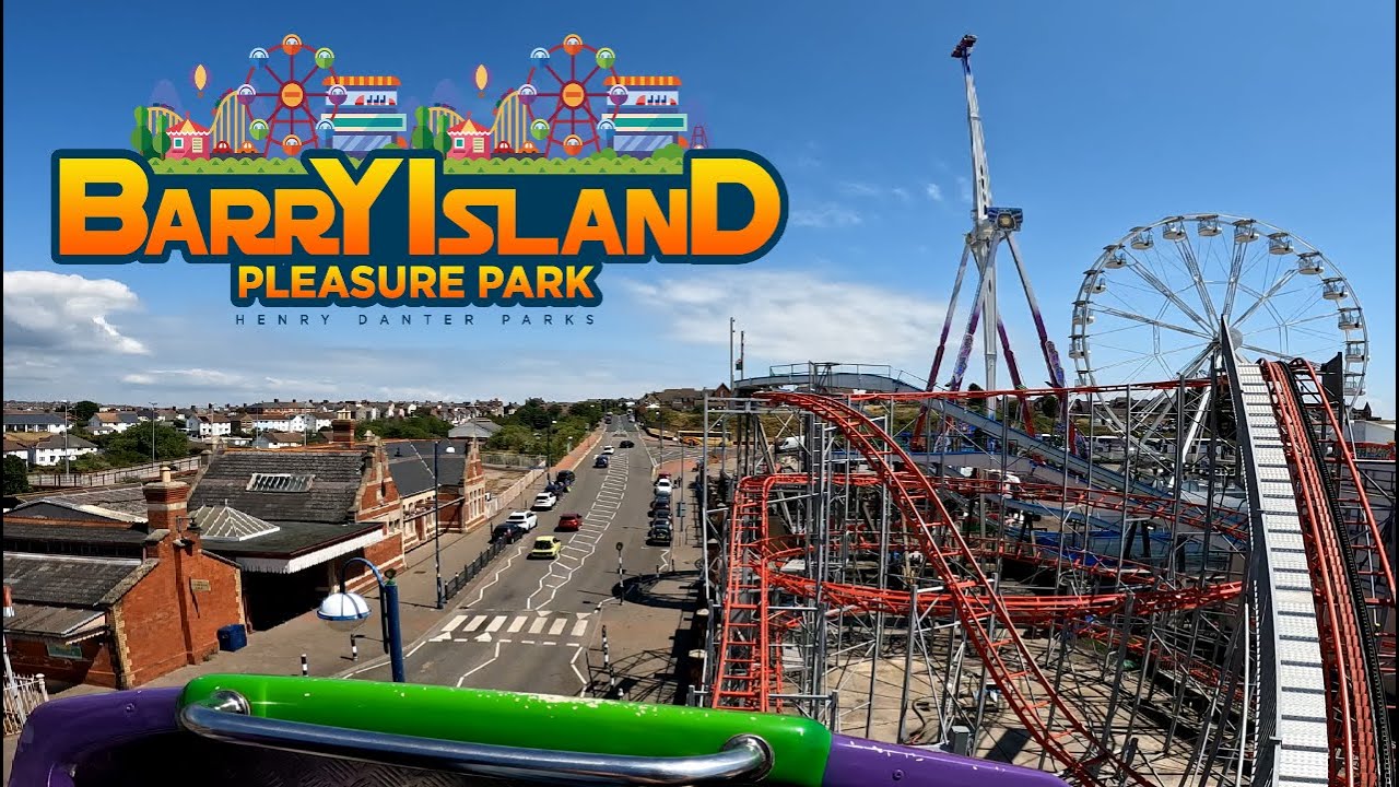 Cyclone Roller Coaster [4K POV] - Barry Island Pleasure Park