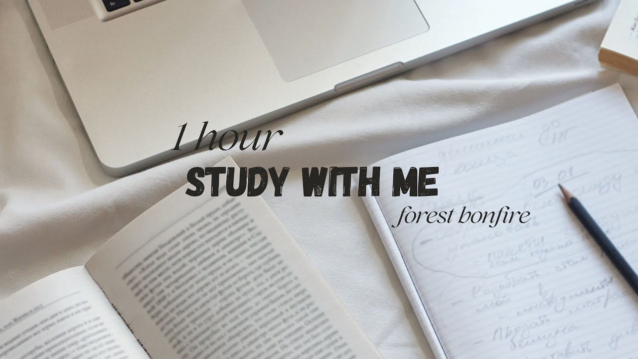 1 ORA | STUDY WITH ME n.3 (bonfire sounds)