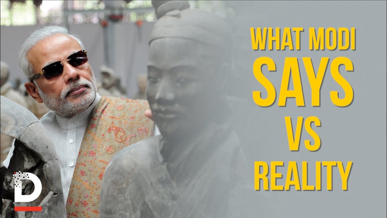 What Modi Says Vs Reality