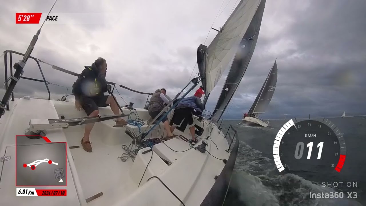 J105 - Trident - Surfing at 15.1 knots - 2/2