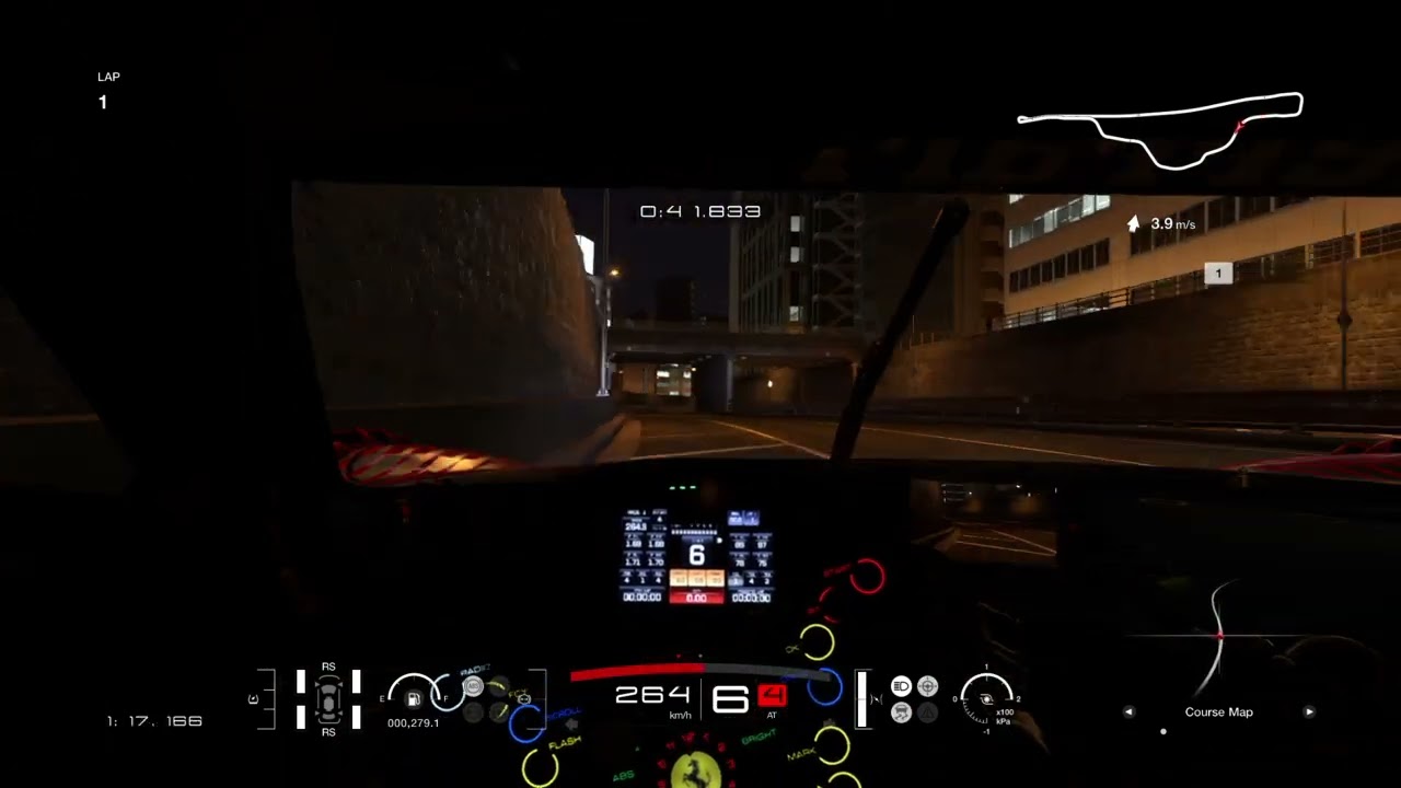 Gran Turismo® 7 Tokyo night lap