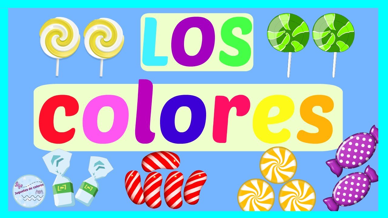 Aprender los colores en español para niños de 2 años
