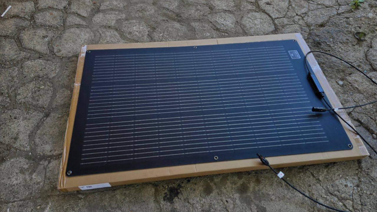 EcoFlow , panou solar monocristalin ,flexibil 100w. 👍