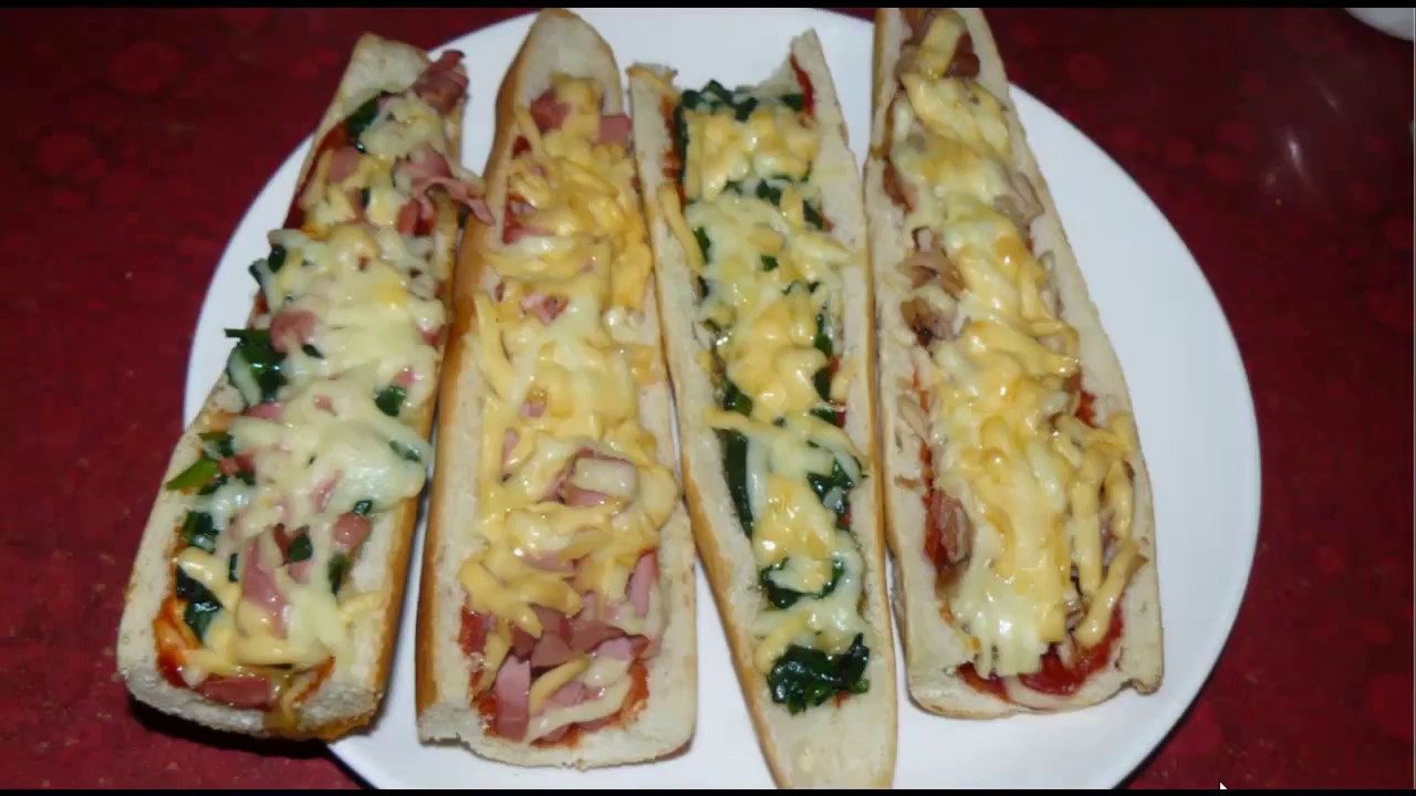 Вкусная закуска – хрустящий багет с начинкой. 3 лучших рецепта.