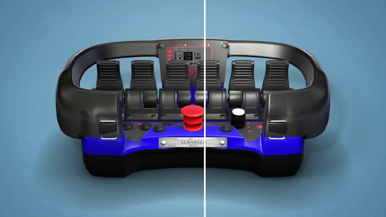 Radio Control Scanreco, para hidrogrúas Fassi
