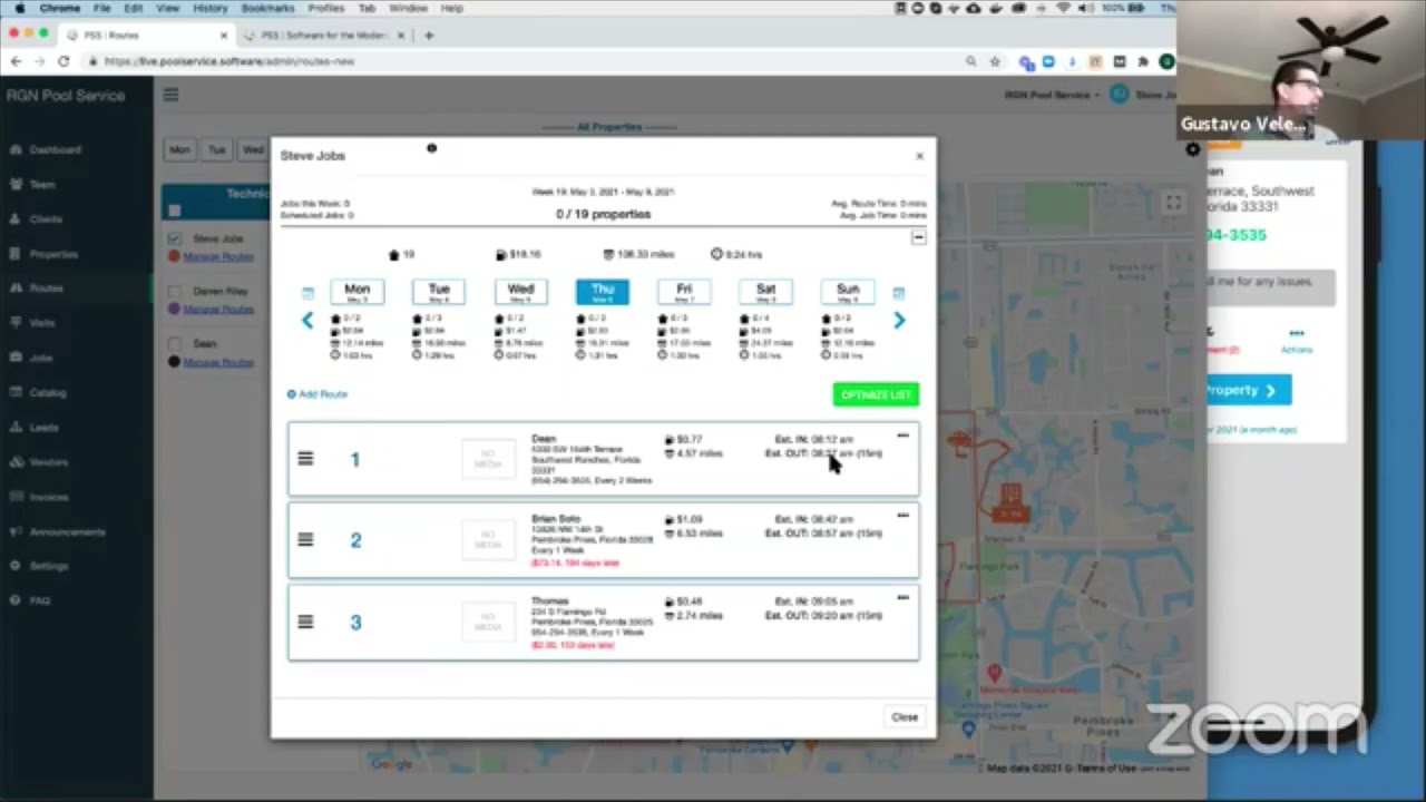 pool service software swimming pool app