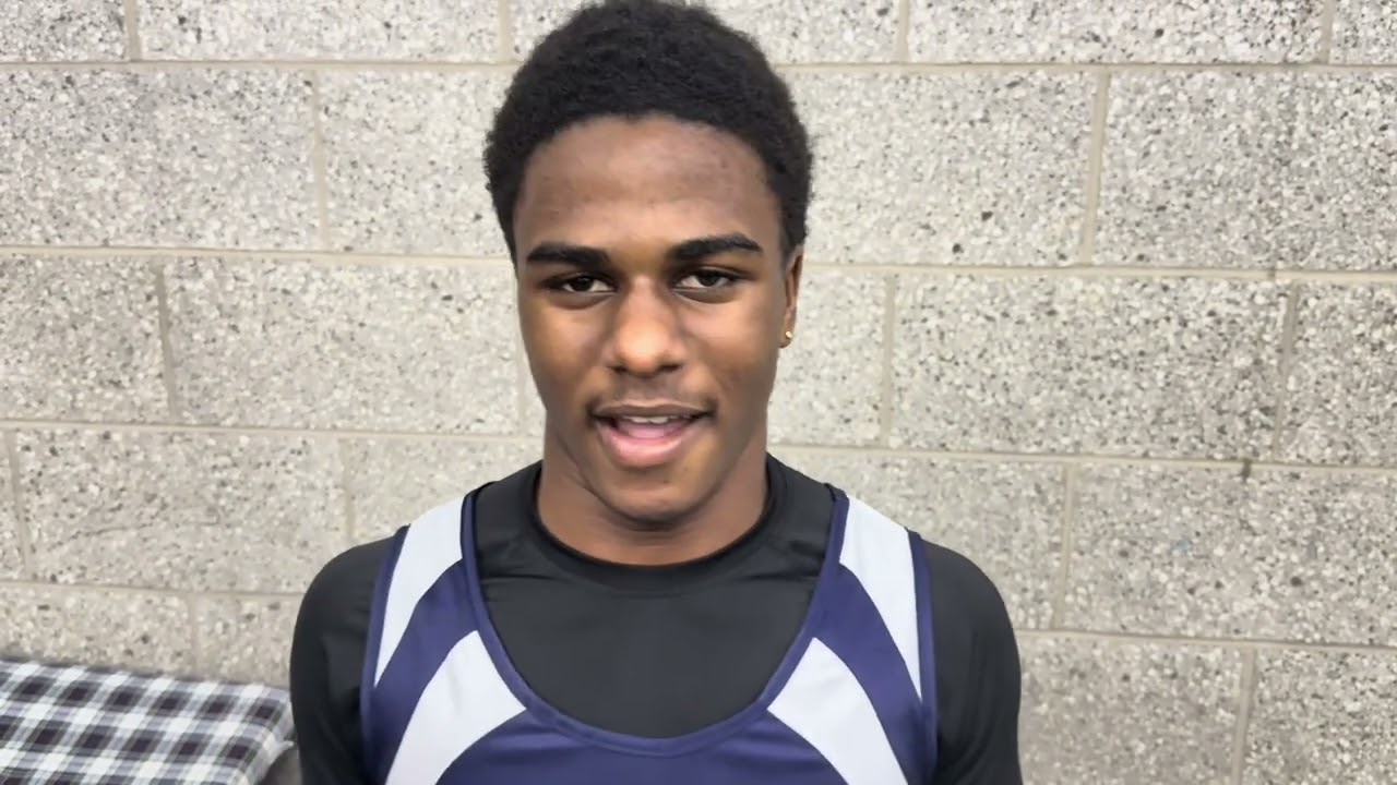 Hanief Jones CIAC ITF Class M Boys 55m Champion
