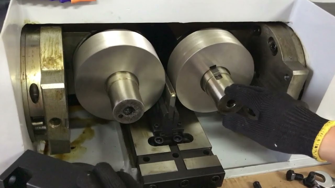 How to install thread rolling dies on FEDA thread rolling machine 02