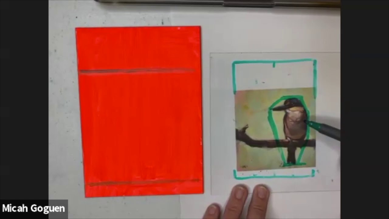 Copying a Modern Master Carol Marine Kingfisher: with Micah Goguen