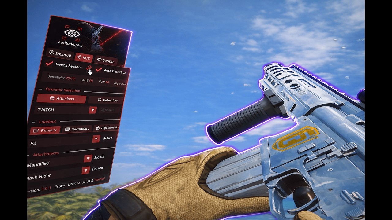 DESTROYING champs in Rainbow Six Siege with the best AI, best Ai aim for R6 -Aptitude Ai R6 -