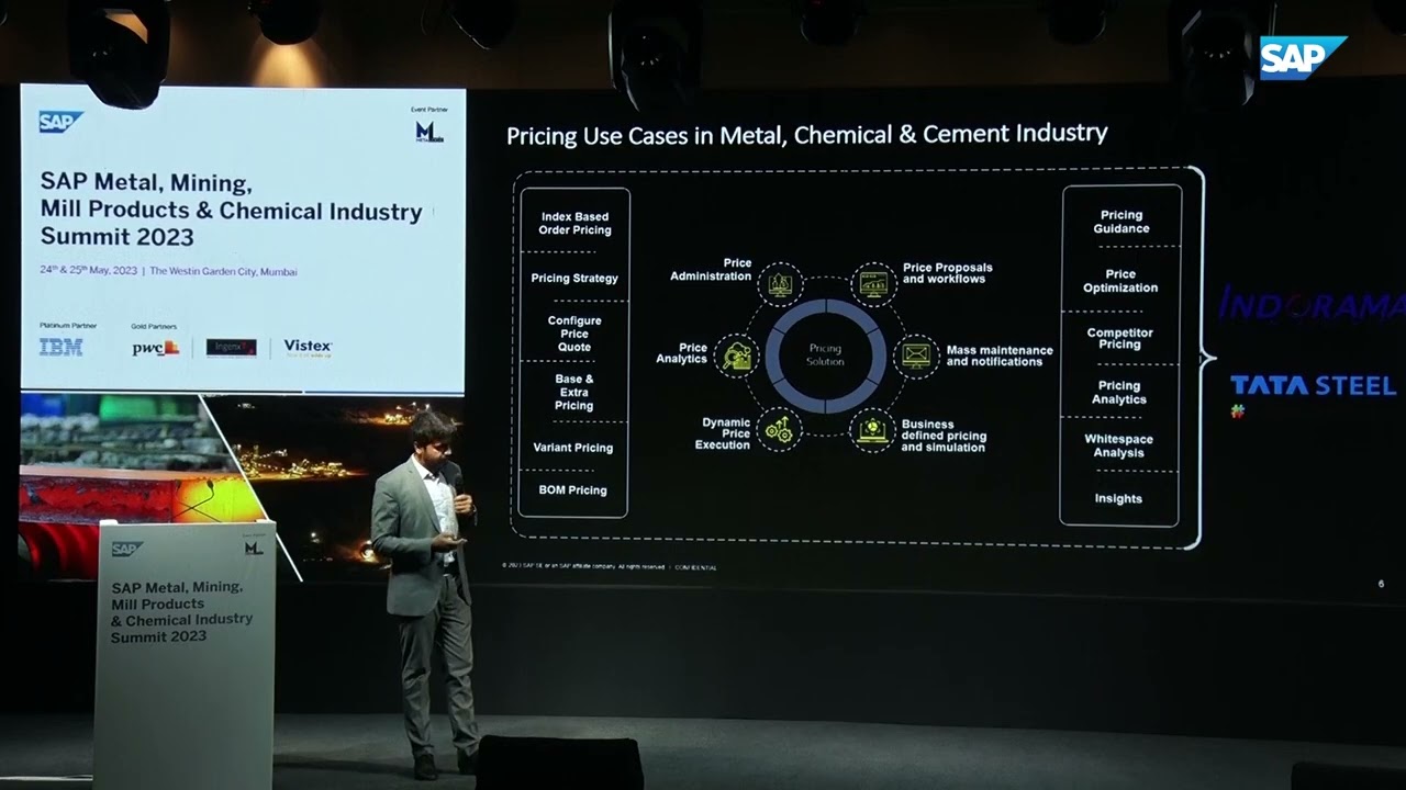 Nikhil Rawal, Vistex speaks at SAP MMMC Summit 2023