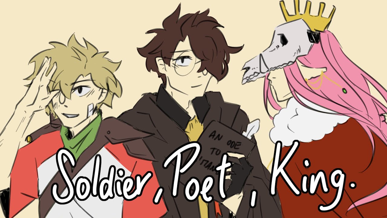 Soldier, Poet, King // MCYT Animation (Tommy, Wilbur, Techno)