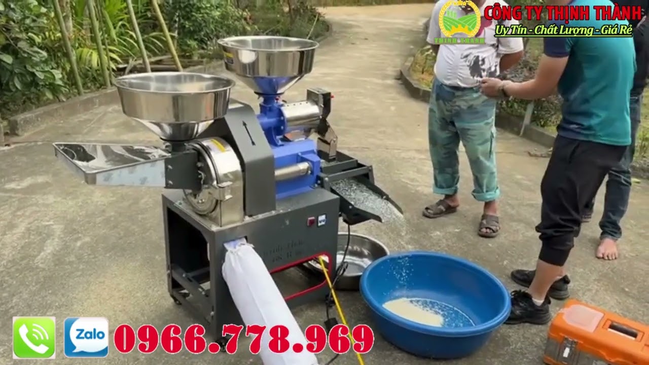 Máy xát gạo gia đình mẫu mới Inox mới nhất 2026