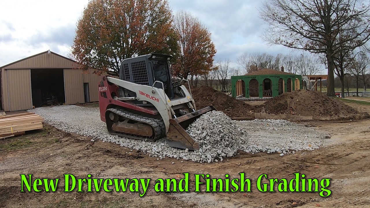 Finish Grading, Installing A Freeze Proof Faucet And Adding A New Driveway