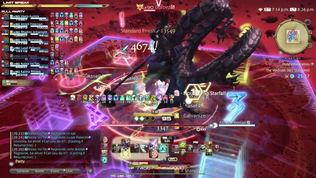 Golbez EX Clear DNC PoV Voidcast Dais