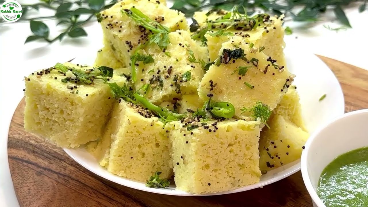 Rice & Dal Dhokla Chutney recipe चावल और दाल का सॉफ्ट जालीदार ढोकला चटनी    @Rakhis Rasoi