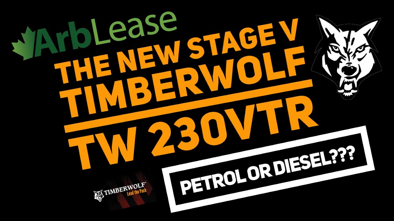The NEW Stage V Timberwolf TW 230VTR wood chipper - PETROL OR DIESEL??? Let’s take a look! .