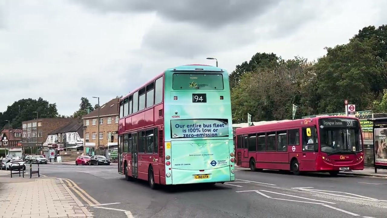 VDL DB300 Wright Gemini 2 Arriva London DW321 LJ60AYA Route 194 Penge 