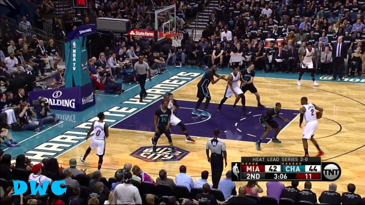 Jeremy Lin Defense On Dwyane Wade April 23, 2016 Playoffs R1G3