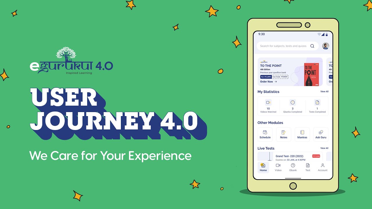 eGurukul User Journey 4.0: What's new in the app? #neetpg2024 #NExTReady
