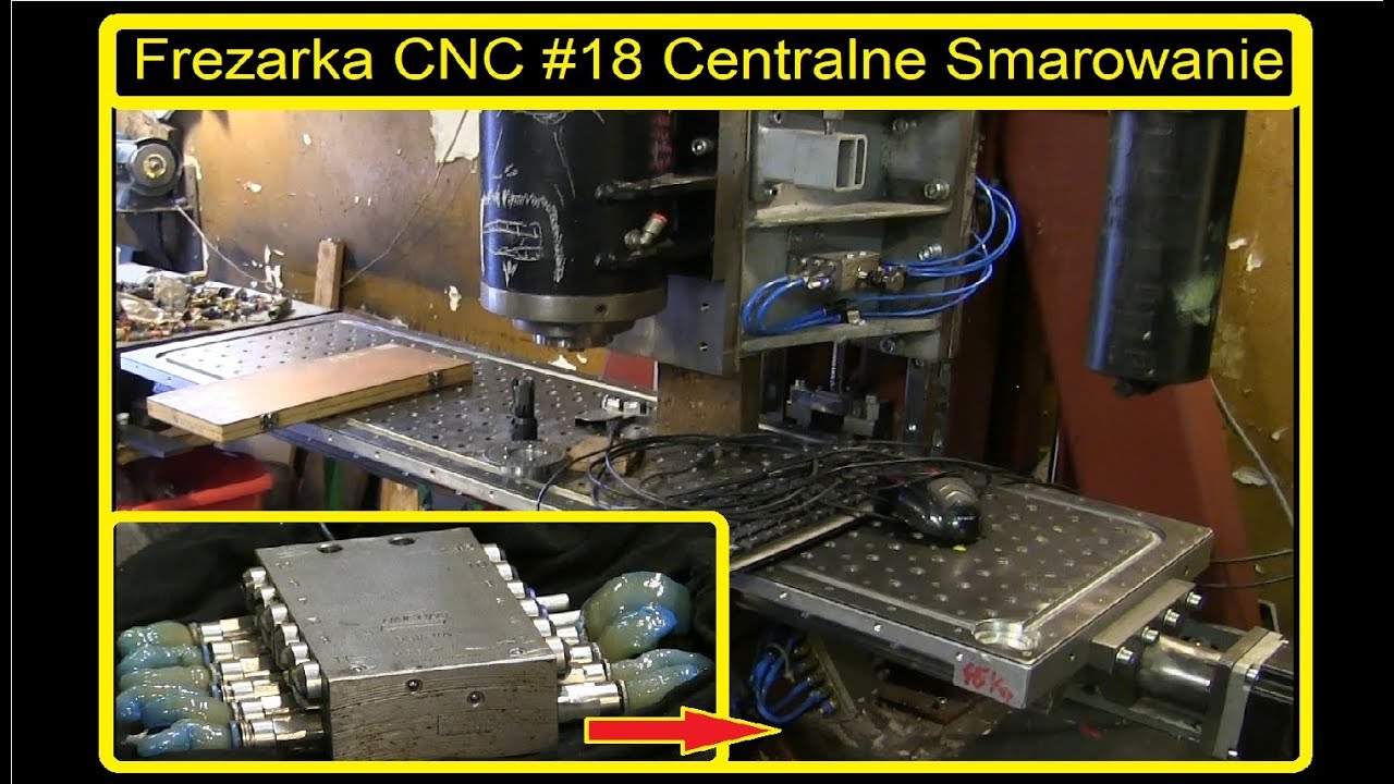 Frezarka CNC Kolumnowa #18 Centralne Smarowanie; zdejmuje Głowice / Wrzeciono; rozwiązanie konkursu