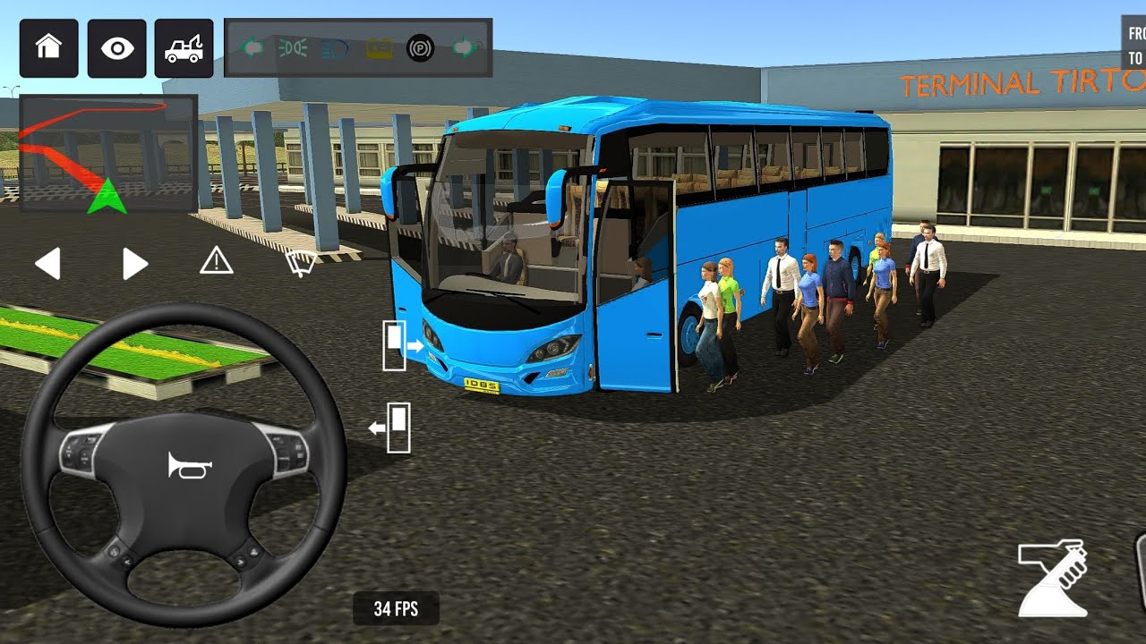Indonesia Coach bus driving | Euro bus simulator 2025 Android gameplay #game 1 Part 21