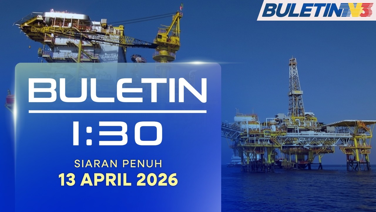 Harga Minyak Global Melonjak AS$100 Setong | Buletin 1:30, 13 April 2026