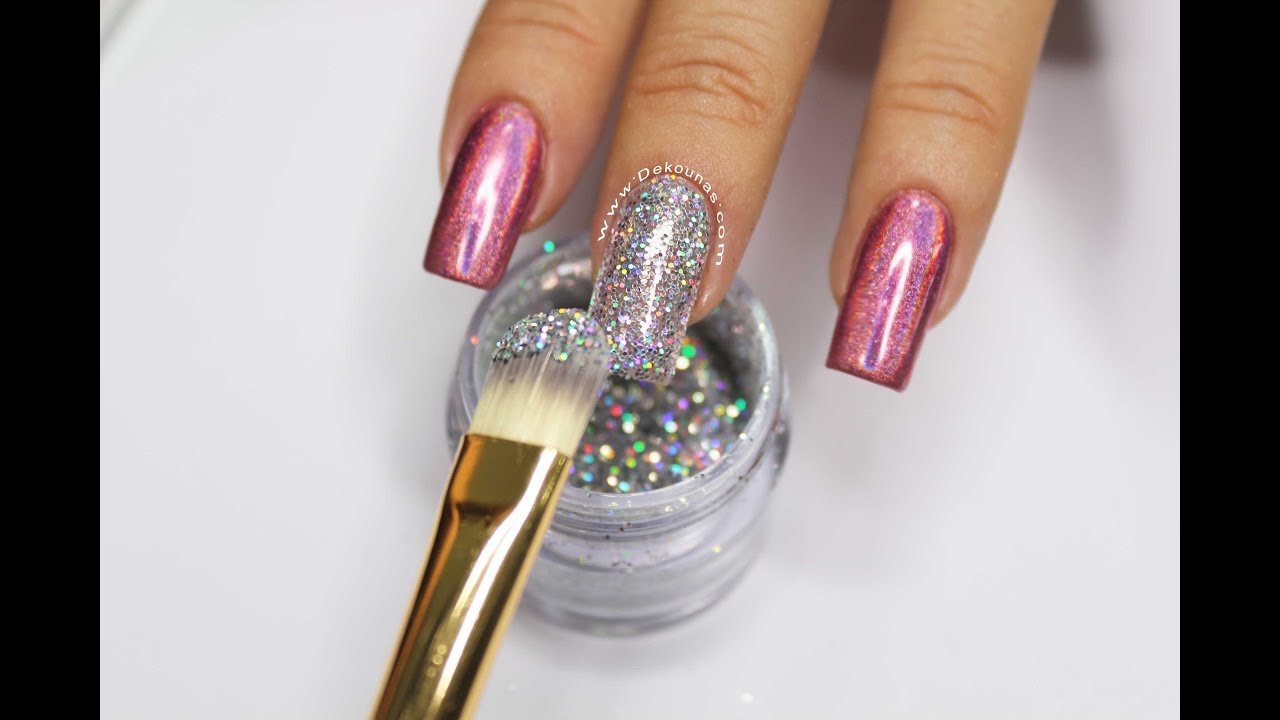 Clase #17 Como hacer Uñas Holograficas y Chromo ♥ Deko Uñas - Holographic and Chromo Nails