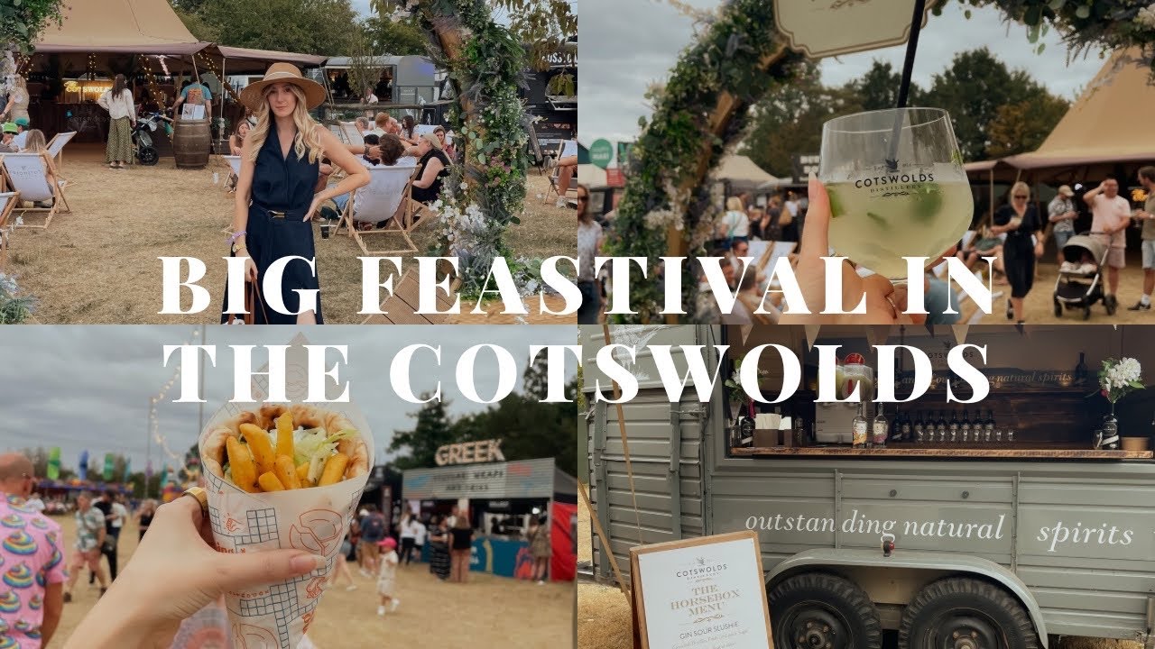 COTSWOLDS VLOG - SLOW LIVING DAY AT BIG FEASTIVAL & MEETING GAZ OAKLEY
