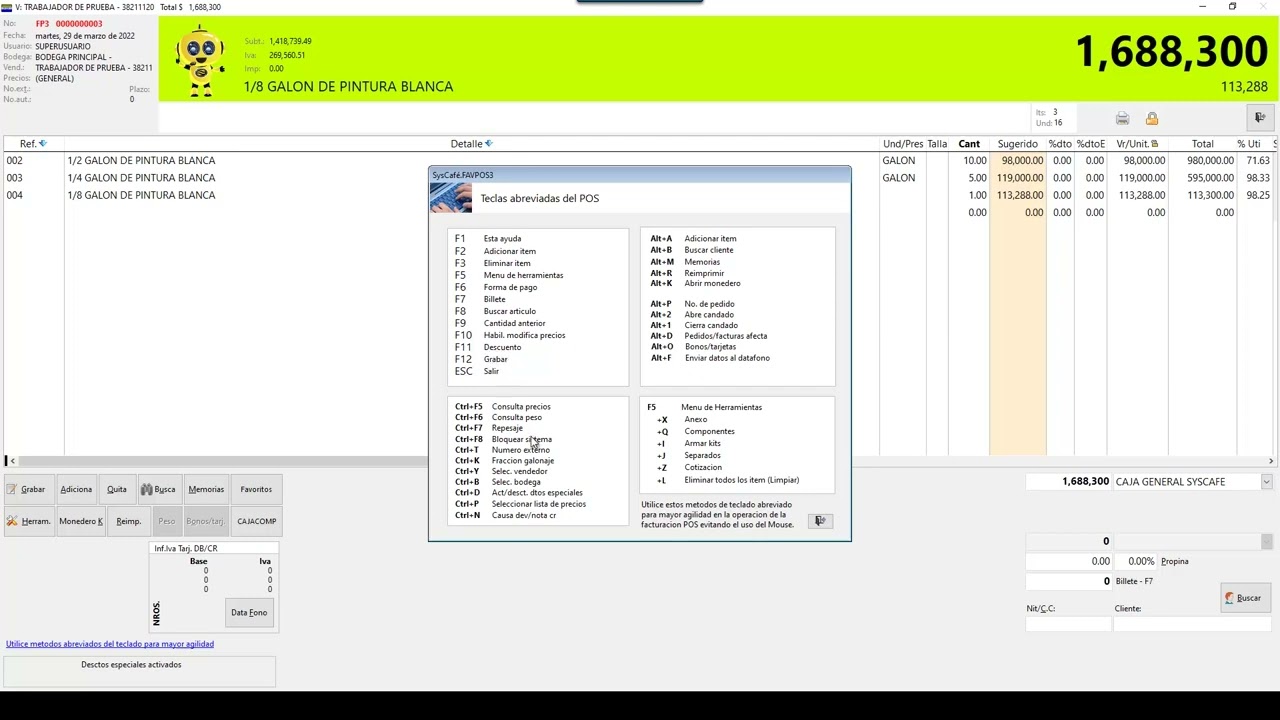 Punto de Venta POS - SysCafé