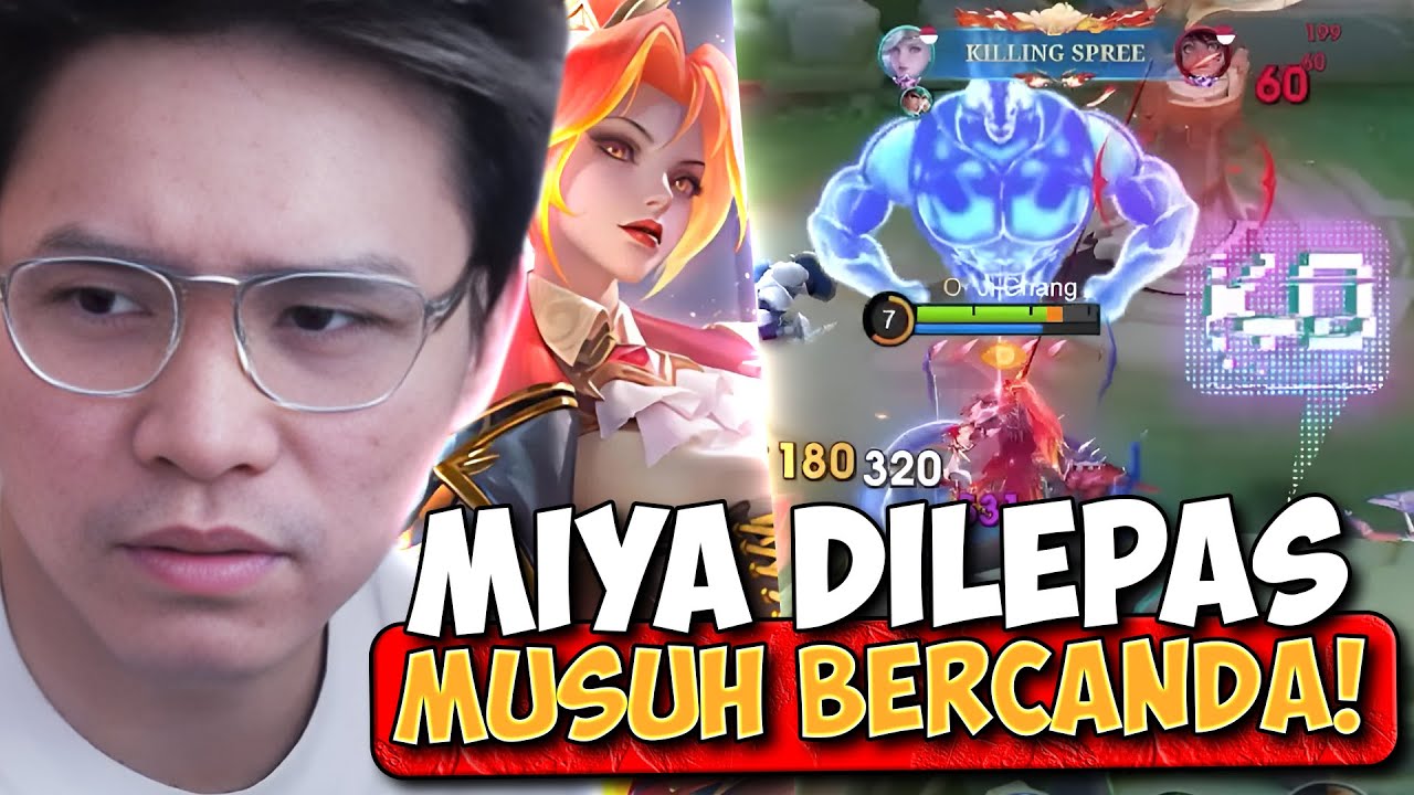 MUSUH PETANTANG PETENTENG, KITA OBOK OBOK LANGSUNG PAKE MIYA !! - Mobile Legends