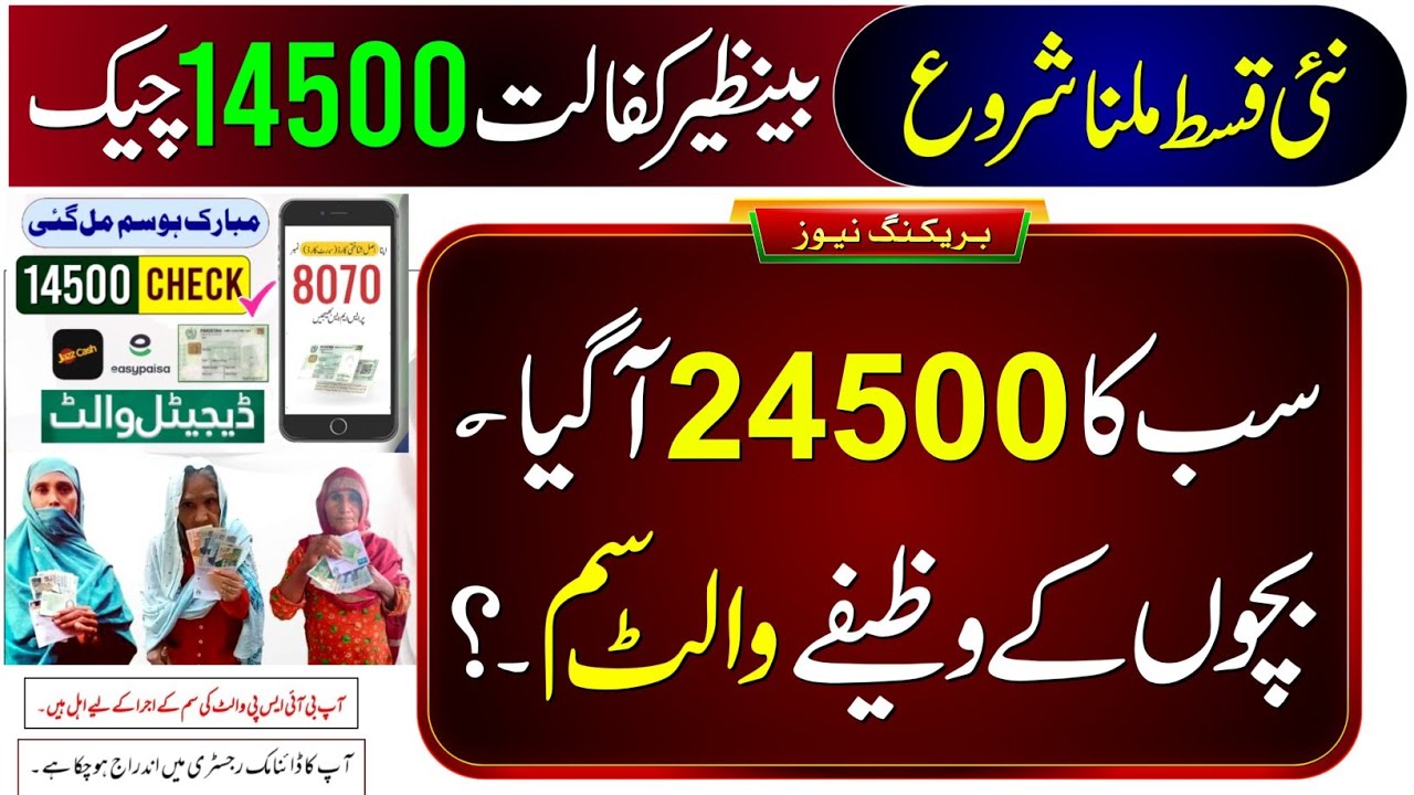 8171 New Update 2027 | Ehsaas Program | 9771 SMS APPLY | Benazir Kafalat Digital Wallet SIM 14500