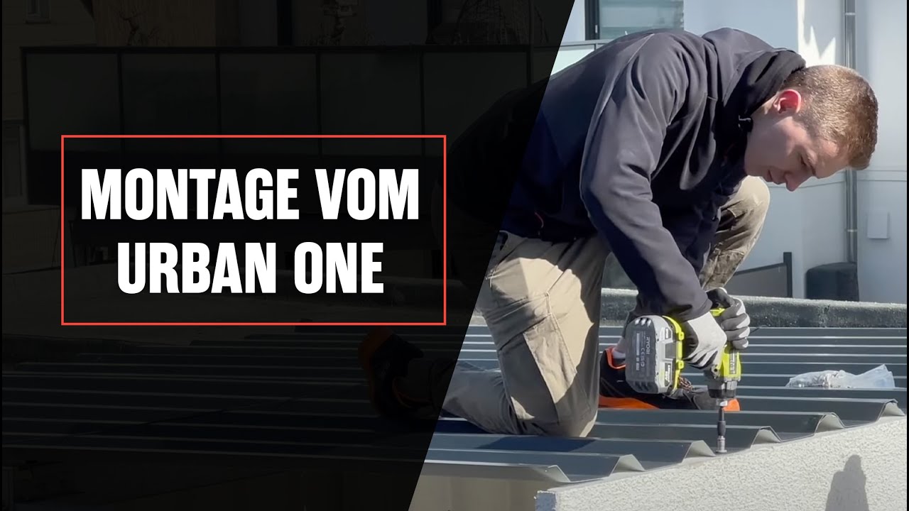 Die Montage vom URBAN ONE Gerätehaus