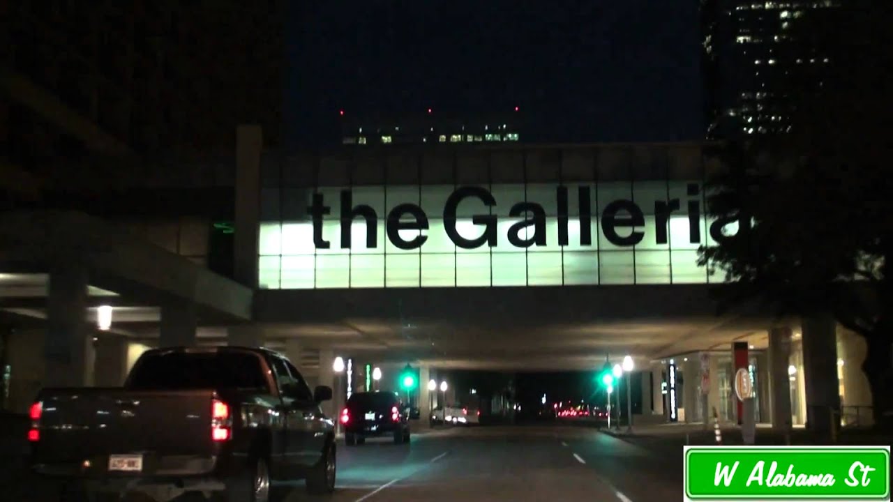 Uptown Houston, Texas At Night