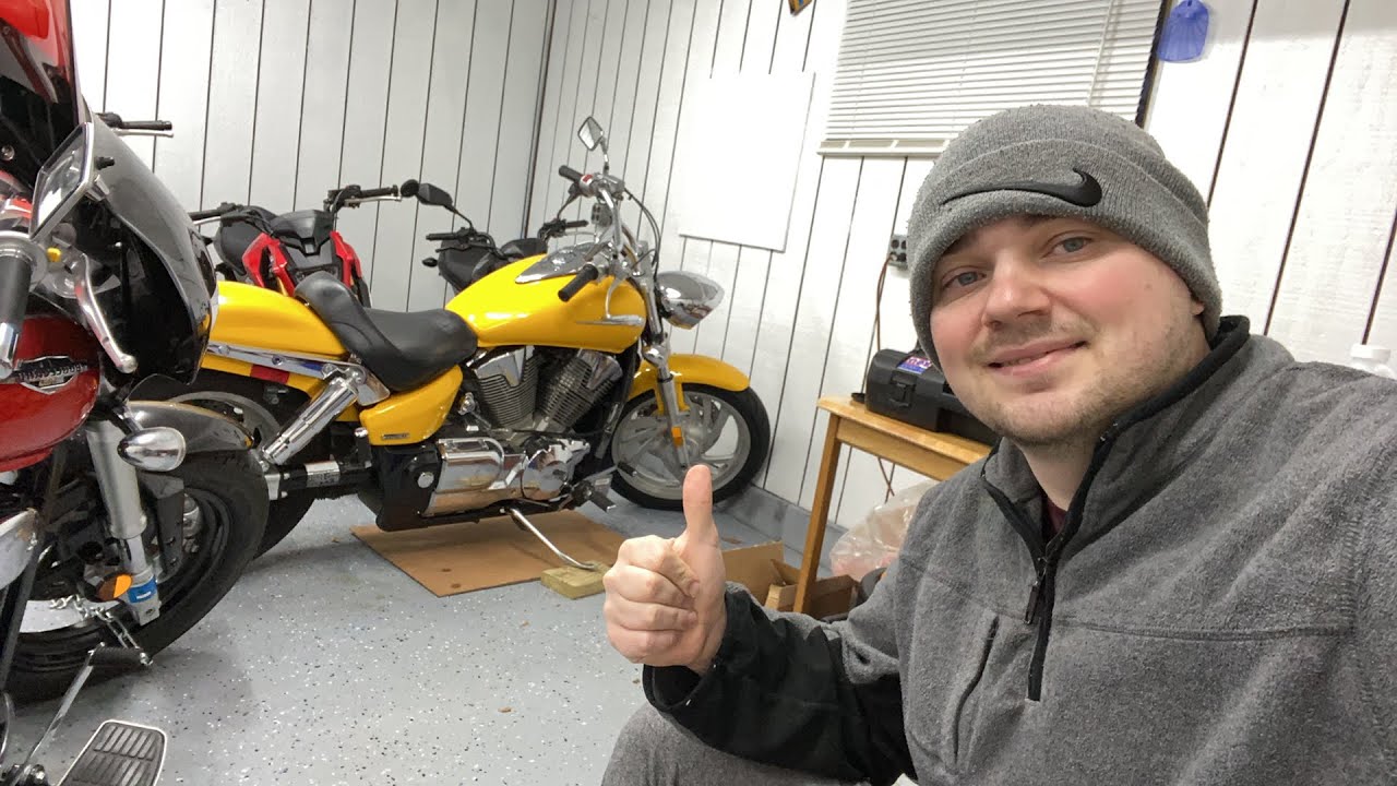 Проблема с Honda VTX1300C решена! (Топливный кран)