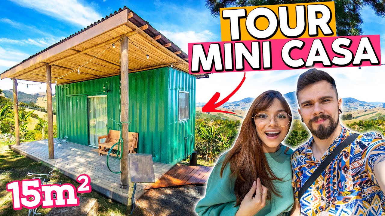CONHECENDO MINI CASA BRASILEIRA de 15m2 - Gabob Viaja | EP.09